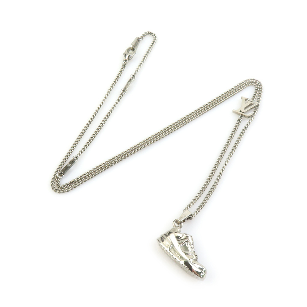 LOUIS VUITTON Silver Necklace - Picture 2 of 11